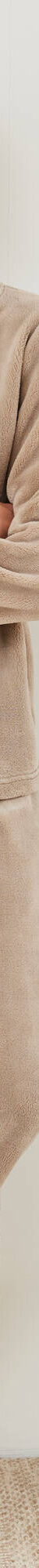 Pyjama veste boutonnée manches longues, maille polaire (taupe clair) Pyjama veste boutonnée manches longues, maille polaire (taupe clair)